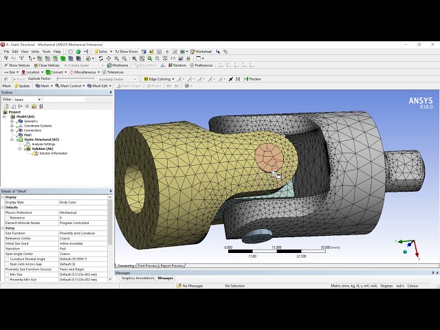 Ansys workbench (universal assembly)