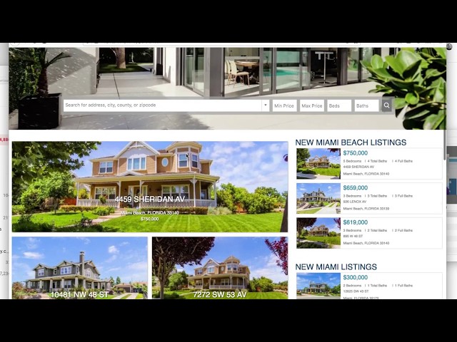PureIDX Free Real Estate Website for IDX Broker