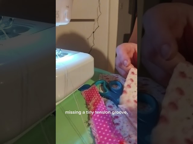 How I Fixed My Sewing Machine Bobbin Settings and Finished Barbie Pants Part1