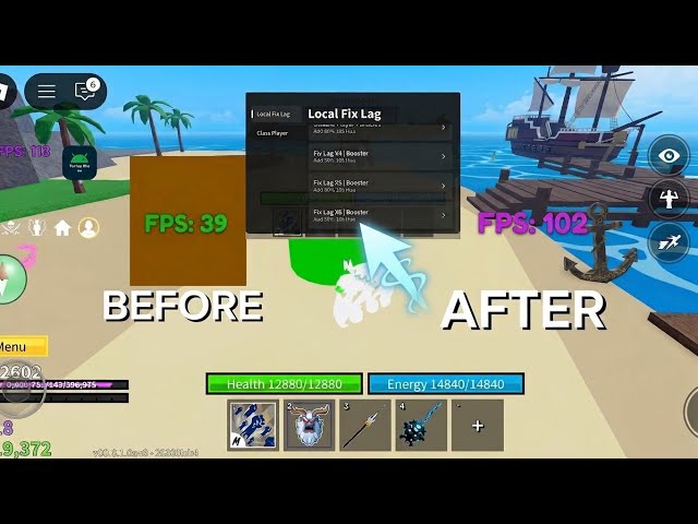 [⚡] Blox Fruits Script - No Key, AntiLag,  & FPS BPOST More!