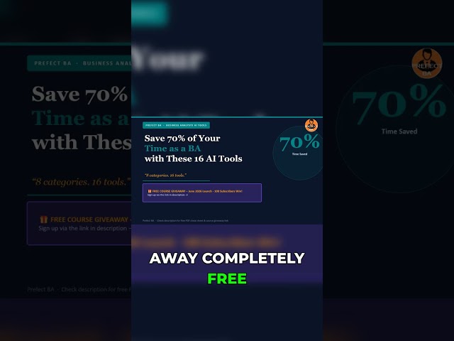 Unlock Your AI Business Analyst Superpowers FREE!