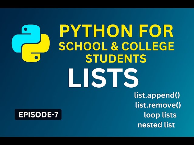 পাইথন লিস্ট বাংলায় | Python Lists in Bangla