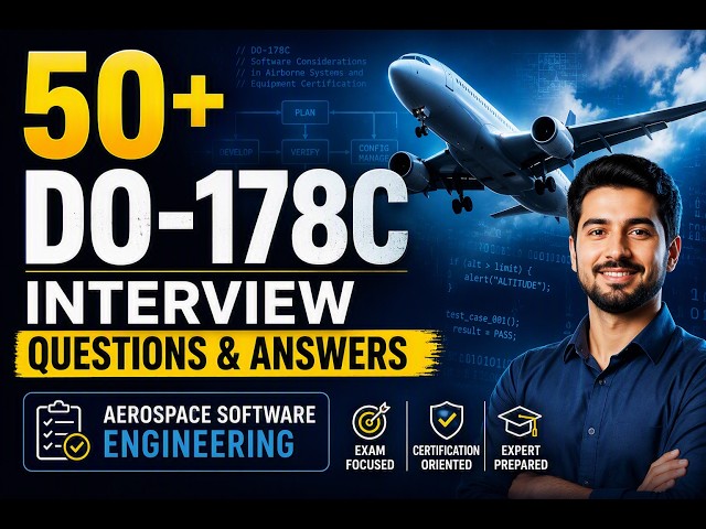50+ DO-178C Interview Questions | DO-178C Interview Preparation | Aerospace Software