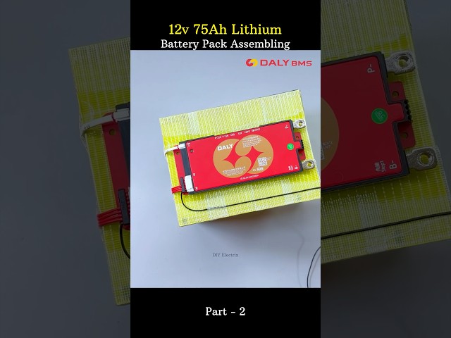 Making a 12v 75Ah Lithium Battery Pack - Step by Step!