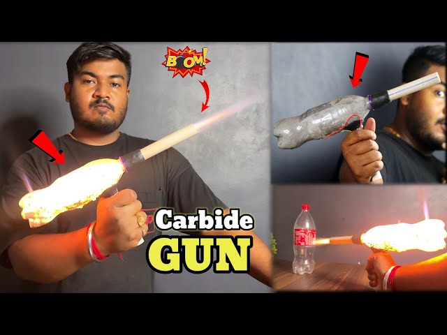 CARBIDE Gun 🔥Make it in just 2 minutes 😅 EXPERiMENTAL