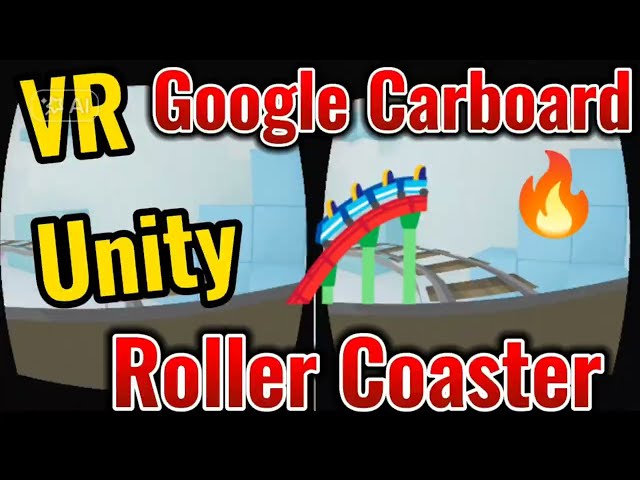 VR Roller Coaster 🎢 Google Cardboard 🎮 Unity