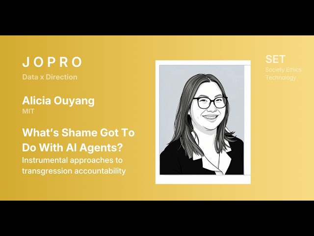 What's Shame got to do with AI Agents? | Alicia Ouyang,  Data x Direction | JOPRO