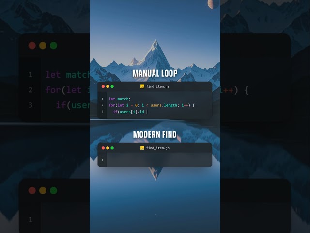Stop Using Manual Loops in JavaScript! 🚀 #javascript #coding #webdev