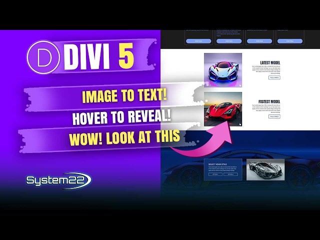 Divi 5: Create an AMAZING Image-to-Text Slide Down Hover Effect!