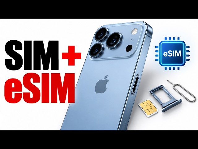 How To Insert/Remove SIM Card on iPhone 18 Pro & Pro Max + eSIM