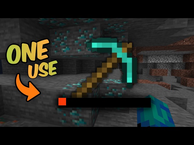 Minecraft but Tools Break Instantly