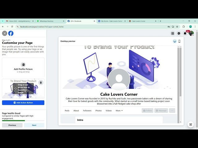 FB Page Set up