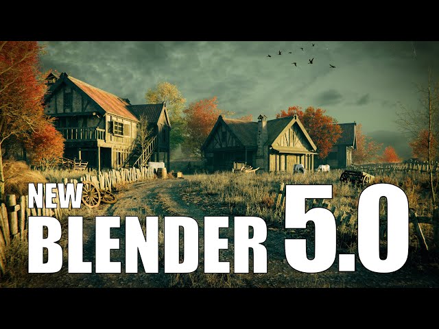 BLENDER 5.0: Insane New Tools for Environment Artists in Digital Art!