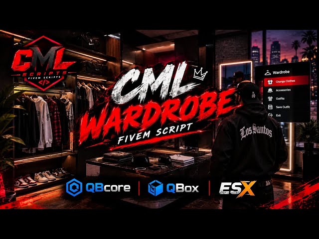 CML Wardrobe | Admin & Staff Outfit System | QBCore Qbox ESX | FiveM