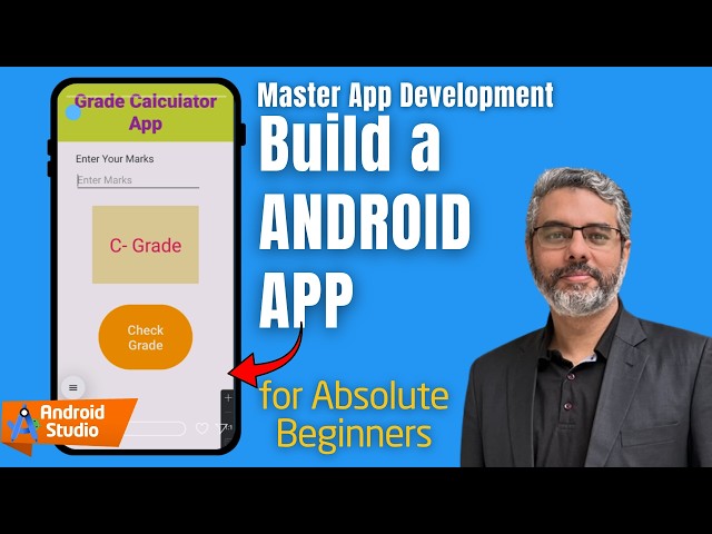 Create Android App Lesson-6- Check Grade -From Scratch Step By Step | Android Studio Tutorial 2026
