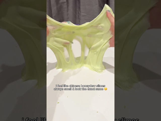 slime from china review & fixing! 🍈 #slimeasmr #slimechannel #satisfying #melted #fail #bad