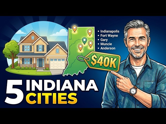 5 Indiana Cities Where $40K Still Buys a House in 2026