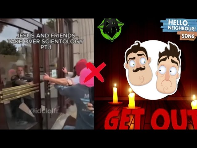 Scientology speedruns with the music of get out (hello neighbour)