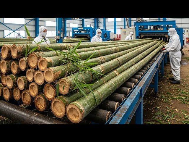 Inside a High-Tech Bamboo Processing Factory You’ve Never Seen Before