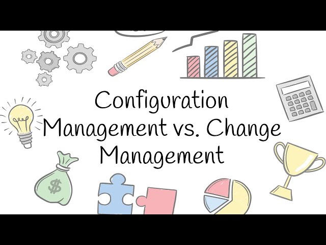 Configuration Management vs Change Management PMP (example provided)
