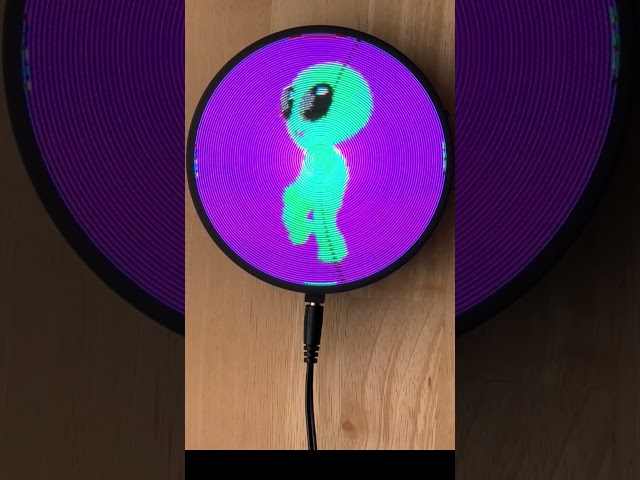 Rotating Color Display. DIY project with ESP32 and RP2040 microcontrollers.