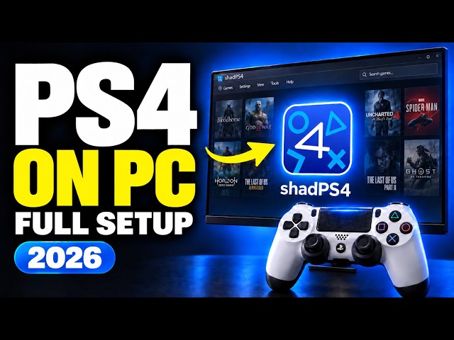 *NEW* FULL ShadPS4 Setup Guide (2026) – Play PS4 Games on PC EASY