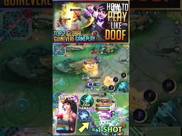 Guinevere One-Shot Build Tutorial #MobileLegendsWildRift
