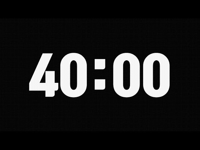 40 Minute Timer / 40분 타이머