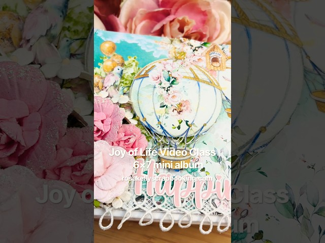 Joy of Life #handmade #minialbum #scrapbooking #tutorial #diy