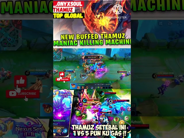 this thamuz build is broken #mobilelegends #meta #unbeatable #thamu build