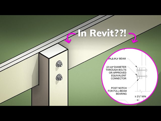 Notched Wood Column in Revit Tutorial (Office Hour Sessions)