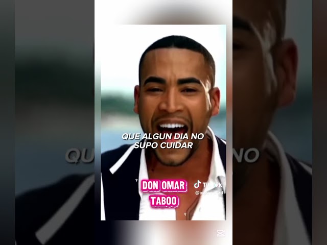 taboo - don omar - { letra } #shorts #shortsvideo