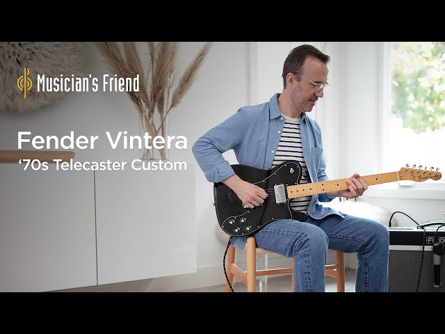Fender Vintera '70s Telecaster Custom Demo - All Playing, No Talking