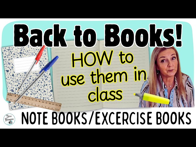 BACK TO BOOKS IN THE CLASSROOM - How to use them in class.