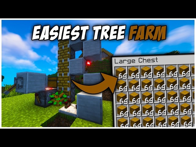 The EASIEST Tree Farm You Can Build in Minutes! (Minecraft Java 26.3)