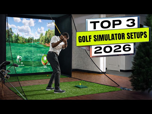 Top 3 BEST Golf Simulator Setup 2026