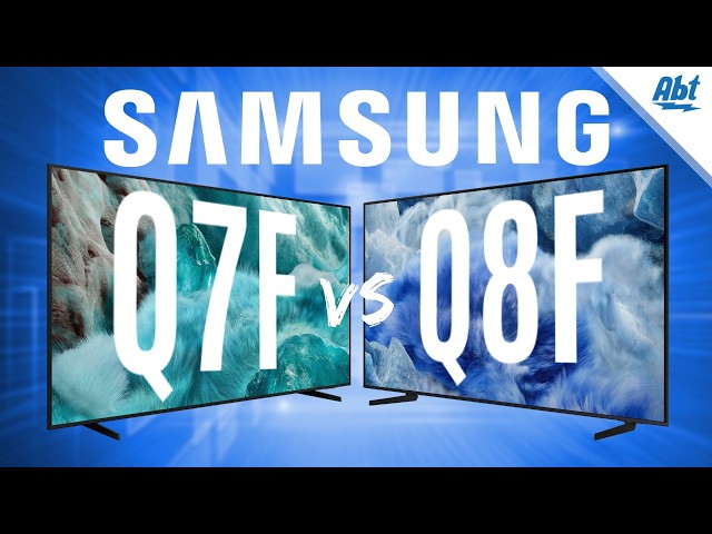 Samsung QLED TV Comparison: Q7F vs Q8F