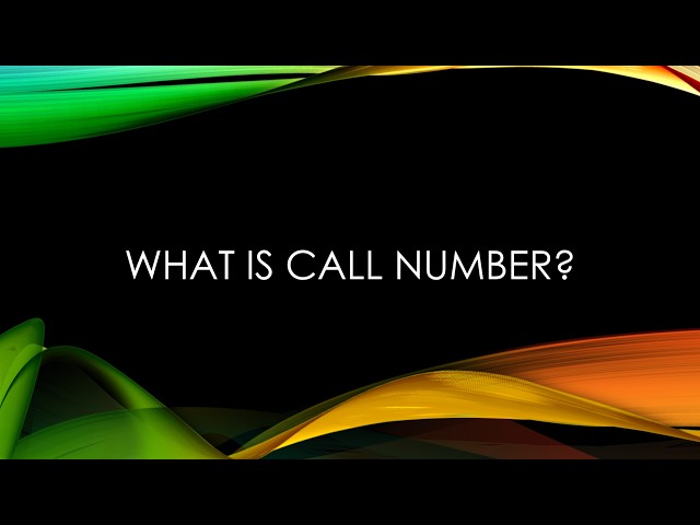Call Number in Library 📚 Meaning + Example (Easy)