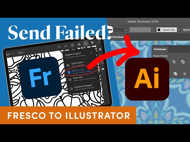 Adobe Fresco Send to Illustrator Not Working? Export as PSD Instead