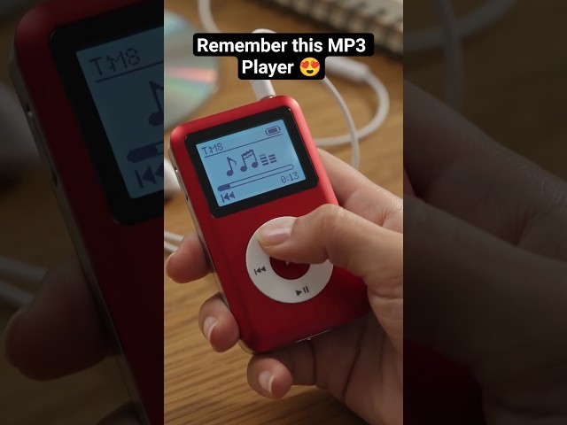 Old MP3 player 😍 #shorts #youtubeshorts #retrotech90s #mp3player