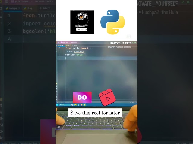 A gorgeous and colourful design by a turtle 🐢 in python 🌟#gorgeous #design #turtle #youtubeshorts