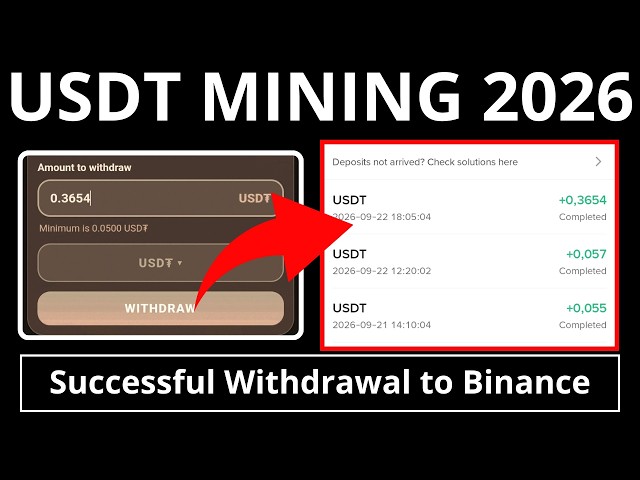 Free USDT Mining | I Successfully Withdrew to Binance | Telegram Mining Bot 2026