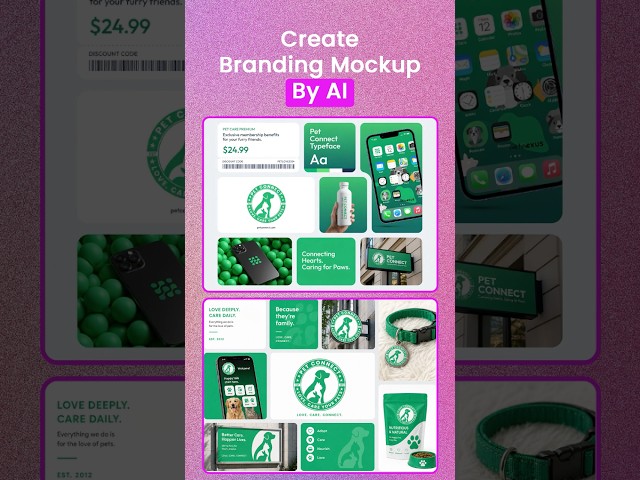 How AI Creates Professional Branding Mockups #ai #branding #tutorial