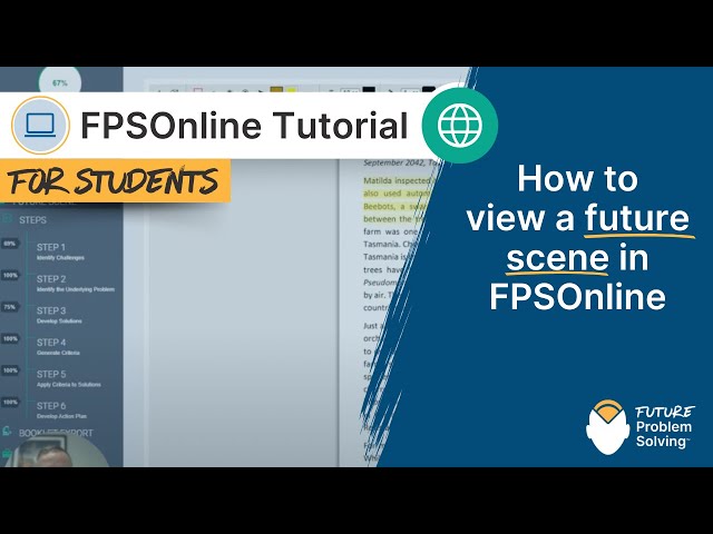 How to view a future scene in FPSOnline