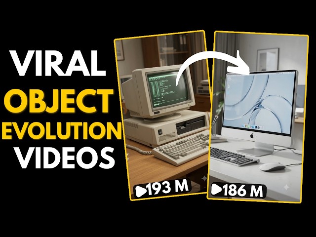 How to Create VIRAL AI Object Evolution Videos for FREE (New AI Trend)