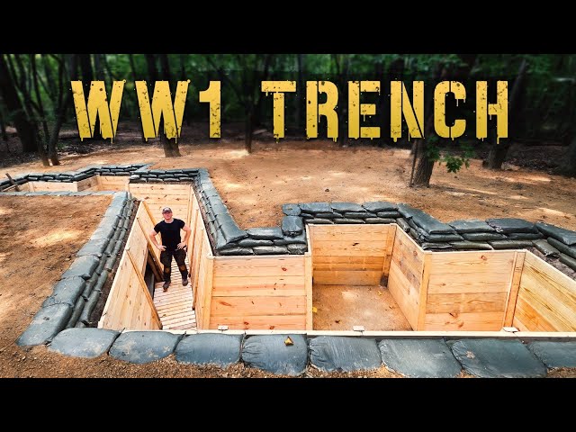 Digging / Building a WW1 Trench BY HAND!