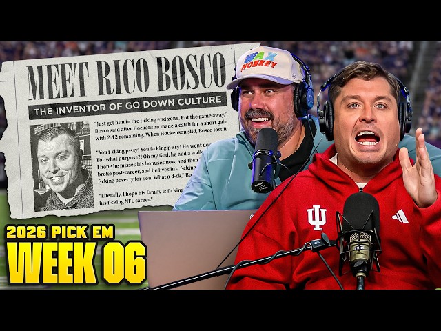 Rico Bosco Is The New Fetish King | PICK EM - Week 6