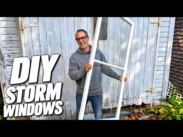 How To Build Your Own Storm Windows (DIY Renovation)