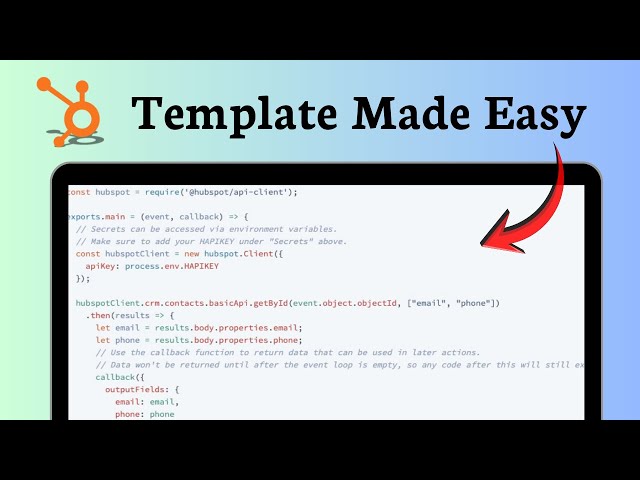 How to build custom coded template in HubSpot
