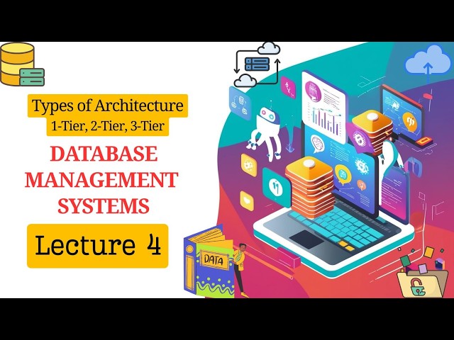 L4: Types of DBMS Architecture | 1-Tier, 2-Tier, 3-Tier